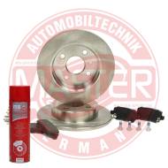 201002510P - ZESTAW TARCZ I KLOCKÓW HAMULCOWYCH TYŁ OPEL ASTRA G (T98), (F35), (F70), ASTRA H (A04),(L70), MERIVA