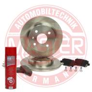 201002510P - ZESTAW TARCZ I KLOCKÓW HAMULCOWYCH TYŁ OPEL ASTRA G (T98), (F35), (F70), ASTRA H (A04),(L70), MERIVA