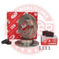 201002580 - ZESTAW TARCZ I KLOCKÓW HAMULCOWYCH TYŁAUDIA6 1.8-3.0 02.97-01.05 [T185]