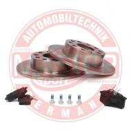 201002773 - ZESTAW TARCZ I KLOCKÓW HAMULCOWYCH TYŁ AUDI, SEAT,SKODA, VW