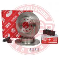 201002773 - ZESTAW TARCZ I KLOCKÓW HAMULCOWYCH TYŁ AUDI, SEAT,SKODA, VW