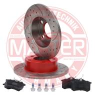 201022580 - ZESTAW TARCZ I KLOCKÓW HAMULCOWYCH SPORT-EXTREME TYŁAUDIA6 1.8-3.0 02.97-01.05 [T185]