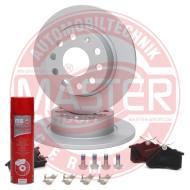 201052770P - ZESTAW TARCZ POKRYTYCH I KLOCKÓW HAMULCOWYCH TYŁ AUDI,SEAT, SKODA, VW 201052770