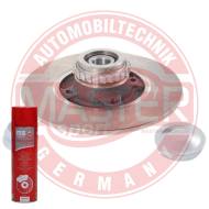 2401080109B-PCS-MSP - TARCZA HAMULCOWA  "MS" z łożyskiem tył RENAULT CLIO I 1.2-2.0 05.90-09.98 [T648] 2401080109B-PCS-MS