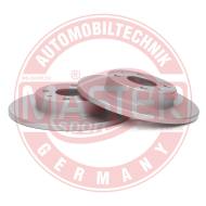 24011101191PR-SET-MS - TARCZA HAMULCOWA "MS" 2 SZT POKRYTA TYŁ L/P ABARTH 500 / 595 / 695, 500C / 595C / 695C, ALFA ROMEO 1
