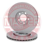 24012501131PR-SET-MS - TARCZA HAMULCOWA "MS" 2SZT POKRYTA PRZÓD L/P AUDI A1, A3, SEAT CORDOBA, IBIZA III, IBIZA IV, IBIZA I